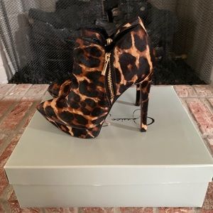 Jessica Simpson Leopard Booties
